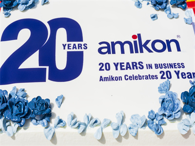 Comemoração do 20º aniversário da Amikon Limited