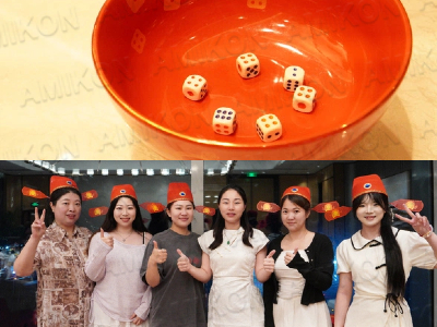 Jantar com Jogo de Dados no Festival do Meio Outono: Um momento maravilhoso de risos e reencontros.