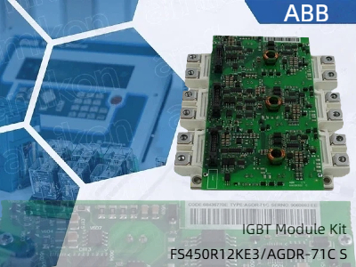 O que torna o kit de módulos IGBT ABB FS450R12KE3/AGDR-71C S essencial para acionamentos industriais de alta potência?