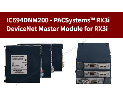 Módulo mestre DeviceNet IC694DNM200-PACSystems™ RX3i para RX3i