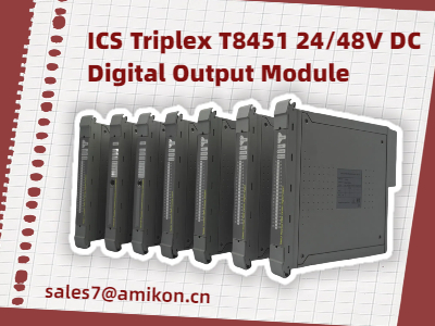 Módulo de saída digital ICS Triplex T8451 24/48V DC - guia de 40 canais