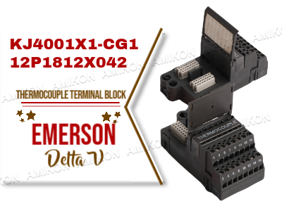 Bloco de terminais para termopar Emerson KJ4001X1-CG1: uma solução confiável para medição de temperatura industrial
