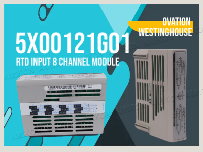 Módulo de entrada RTD de 8 canais Westinghouse 5X00121G01: solução de monitoramento de temperatura de alta precisão