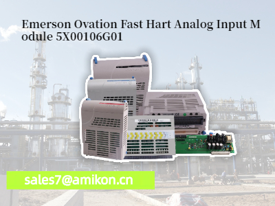Módulo de entrada analógica 5X00106G01 Emerson Ovation Fast Hart